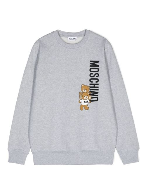 Felpa bambino con orsetto MOSCHINO KID-TEEN | H8F05RLCA1460901